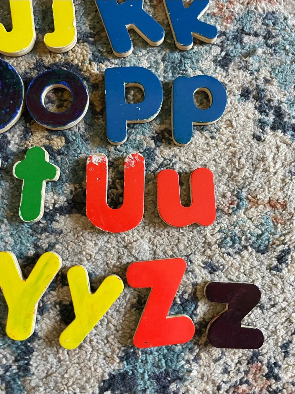 Melissa & Doug Wooden Magnetic Alphabet Letters - Multicolor Kids Toy